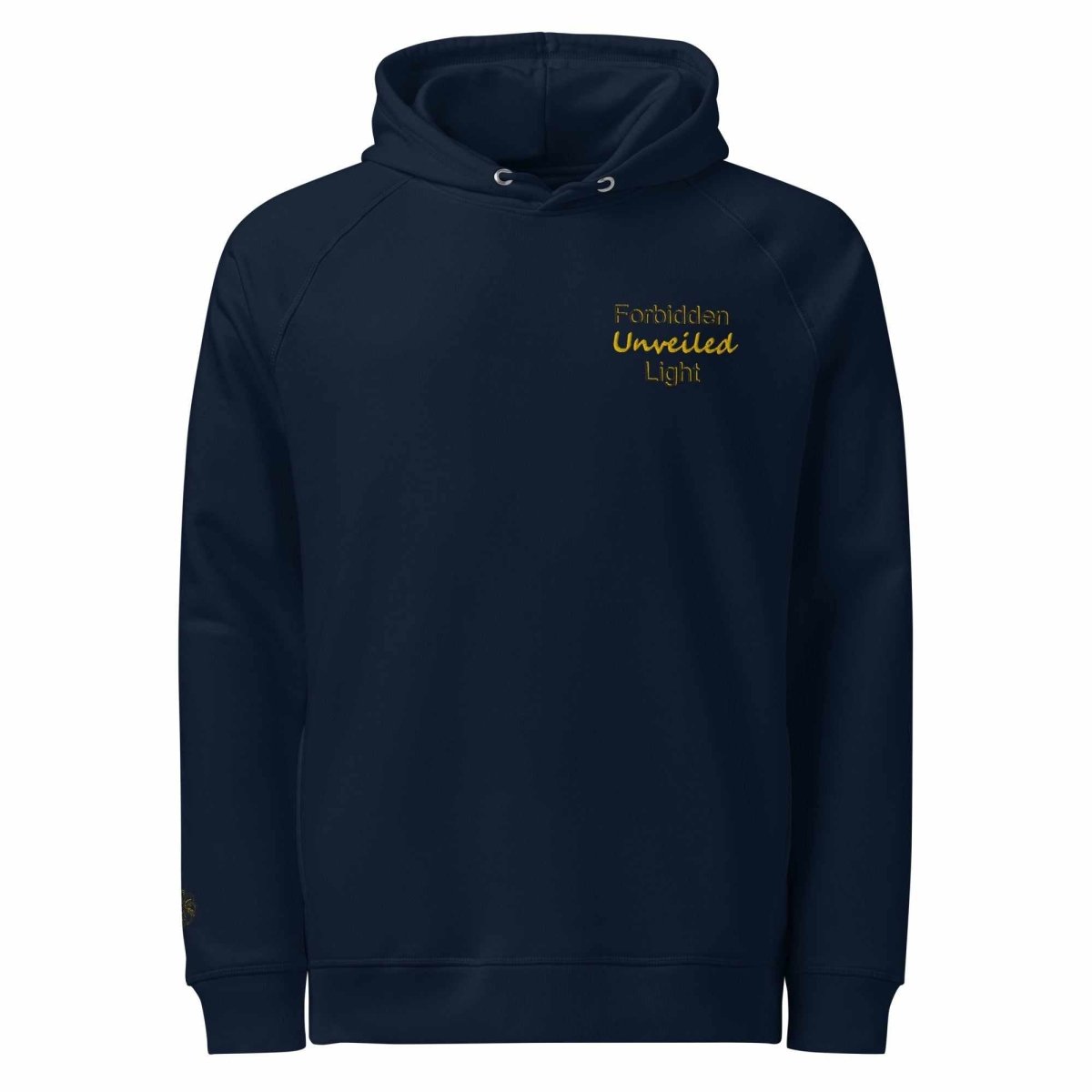 Forbidden Light Unveiled – Black & Gold Edition Unisex organic side pocket hoodie - DOLCE COUTURE - NeuroShop