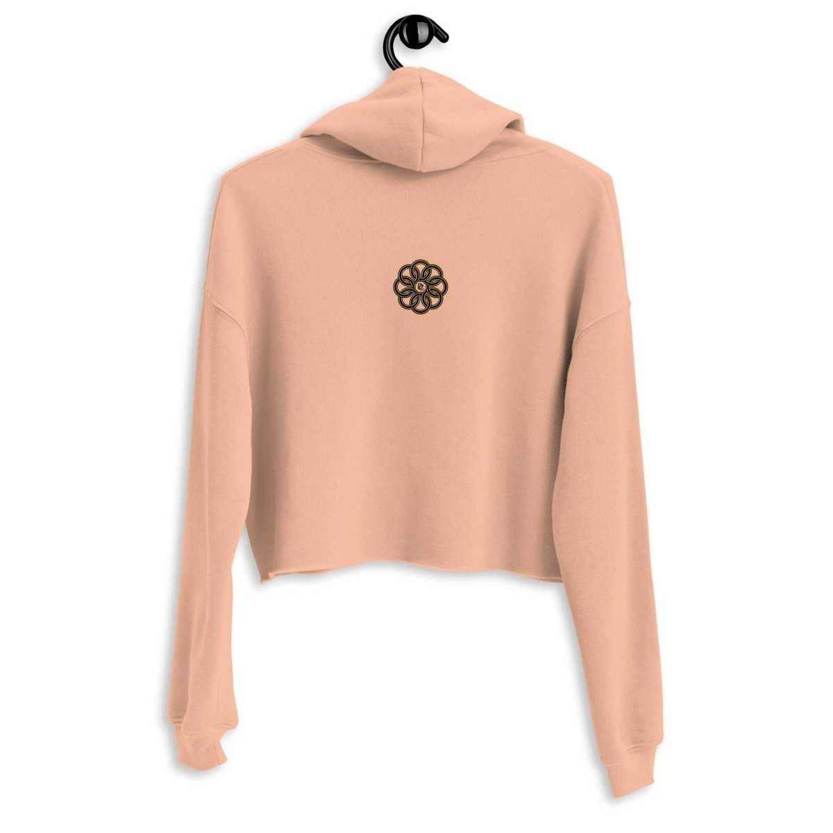Forbidden Light Unveiled Cropped Hoodie – Black & Gold Edition - DOLCE COUTURE - NeuroShop