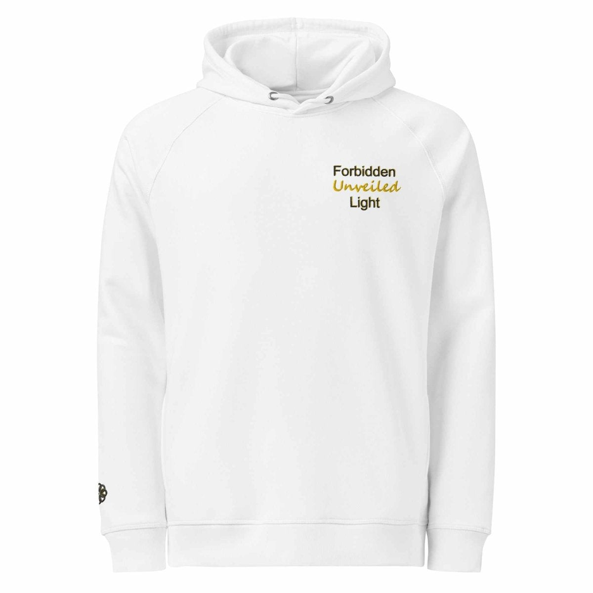 Forbidden Light Unveiled – Black & Gold Edition Unisex organic side pocket hoodie - DOLCE COUTURE - NeuroShop